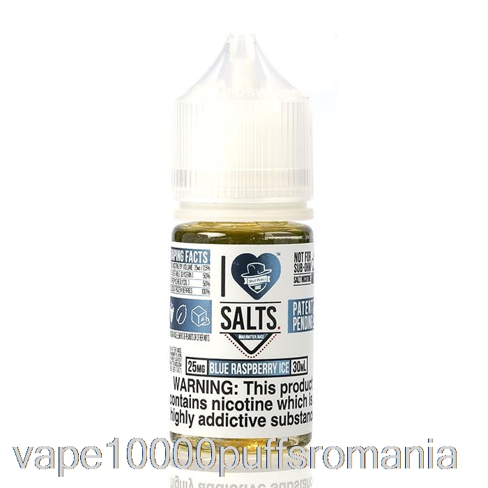 Vape Romania Blue Raspberry Ice - I Love Sarurile - 30ml 50mg